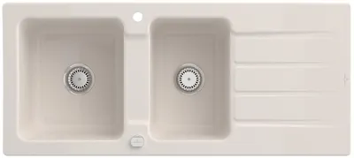 Produktbild von Villeroy & Boch Keramikspüle 338002KR, Architectura 80 Einbauspüle - inkl.