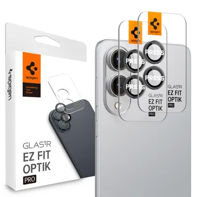 Produktbild von Spigen GLAS.tR EZ Fit Optik Pro HD, Samsung, Galaxy S25 Edge, Kratzresistent, Schwarz, 2 Stück(e)