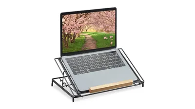 Produktbild von stojan na notebook Relaxdays 13" černý