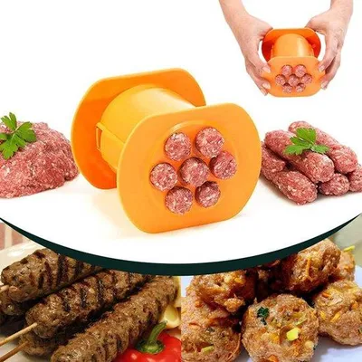 Obrázek produktu pro Ručně vyrobený stroj na výrobu uzenin se 7 díly pro domácí klobásy a masové kuličky
