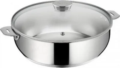 Image de Sauteuse 24 Cm Inox + Couvercle - Salvaspazio+ - Lagostina