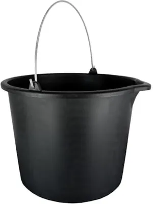 Productafbeelding van Bouwemmer 16 liter met schenktuit - Veelzijdige PVC tuinemmer voor bouw en tuin