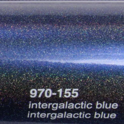 Produktbild von (25€/m²) Oracal 970RA Autofolie 155G Intergalactic Blue Glanz Folie 152 cm Breite Laufmeterware gegossene Auto Folie selbstklebend