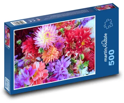 Obrázek produktu pro martinpuzzle - Puzzle 500 - Barevné květiny