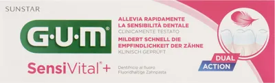 Immagine prodotto di Gum | Dentifricio - Dentifricio Sensivital - 75 Ml - Per denti sensibili - Con idrossiapatite e aroma di menta