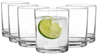 Produktbild von Glasmark KROSNO 1992 Gläser-Set 6-teilig Trinkgläser Wassergläser Drinkgläser Saftgläser Whiskygläser Whisky Cocktail Spülmaschinenfest 6x230 ml