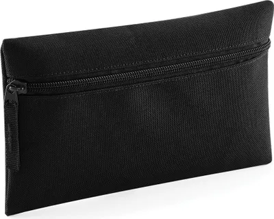 Produktbild von Quadra Classic Federtasche Stiftmappe Federmappe mit Reißverschluss BC3782 (Einheitsgröße) (Schwarz)