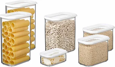 Produktbild von Mepal MODULA Vorratsdosen Set 6-teilig weiß