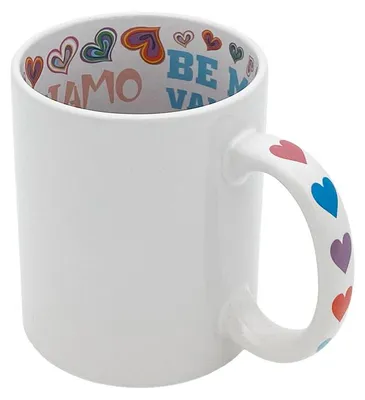 Produktbild von Plottermarie Sublimationsrohlinge Sublimations-Tassen für personalisierte Geschenkideen – Sublimationsrohlinge, Fotogeschenke, Personalisierung & DIY Motivtassen Love - 1 Stück
