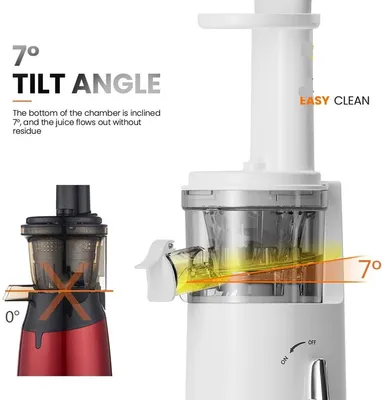 Produktbild von Mini-Zentrifuge - Mini-Entsafter - Fruchtsaftentzieher - Gemüsesaftentzieher - Eismaschine - Tragbarer Mixer - Elektrisch - Weiß