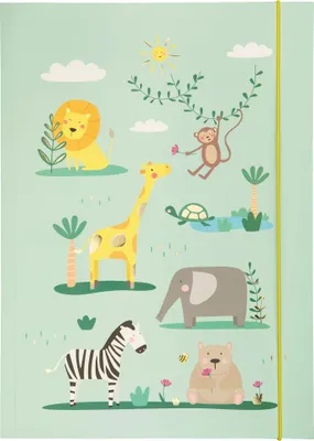 Produktbild von folia Zeichnungsmappe HOTFOIL "Happy Safari" Karton DIN A3