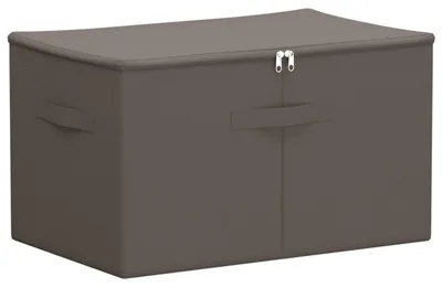 Image de vidaXL Boîte de rangement Gris 55 x 35 x 32 cm Tissu non tissé