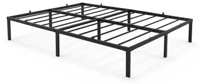 Produktbild von Klappbarer Bettrahmen - Metallrahmen - 140 x 200 cm - Schwarz - Gästebett