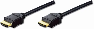 Image de DIGITUS HDMI High Speed mit Ethernet Anschlusskabel, 3m, sw