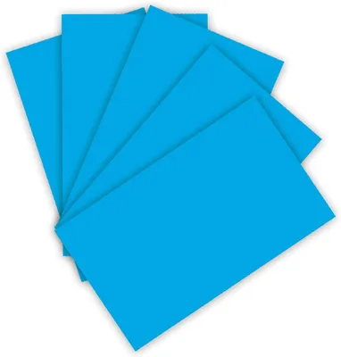 Produktbild von folia 6122/4/33 - Tonkarton 220 g/m², Bastelkarton in pazifik, DIN A4, 100 Blatt, als Grundlage für zahlreiche Bastelarbeiten