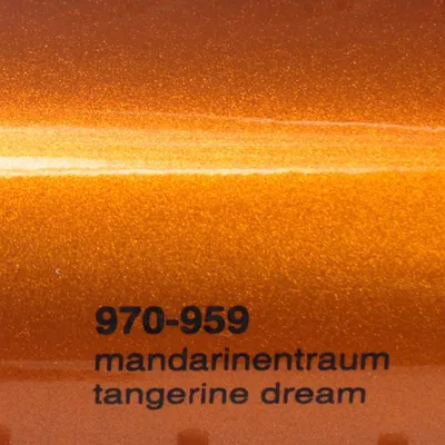 Produktbild von (25€/m²) Oracal 970RA Autofolie 959 Mandarinentraum Glanz Folie 152 cm Breite Laufmeterware gegossene Auto Folie selbstklebend