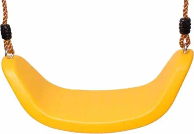 Image de Balançoire siège en plastique jaune