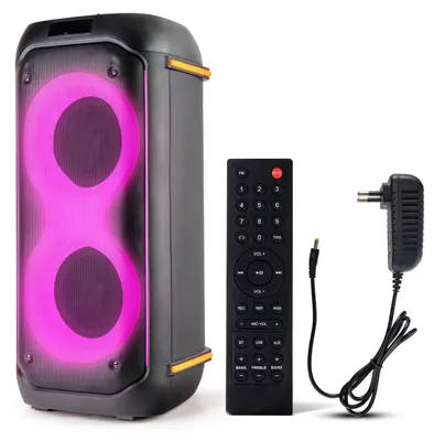 Image de Haut-parleur Bluetooth pour fêtes - Haut-parleur portable - Haut-parleur pour karaoké - Haut-parleur d'extérieur - Haut-parleur Bluetooth