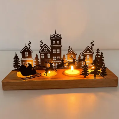 Obrázek produktu pro Moderní svícen na adventní svíčky pro malé svíčky