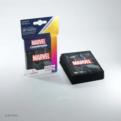 Produktbild von Marvel Champions Art Sleeves - Marvel Black