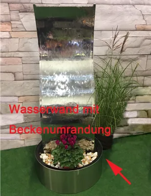 Zdjęcie produktu dla KÖHKO® Ściana wodna Otter z obramowaniem zbiornika 23002+28002
