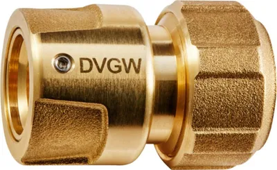 Produktbild von KARASTO Schlauchstück GEKA plus-Stecksystem KTW Messing Schlauchgröße 19 mm