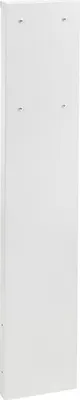 Produktbild von MEFA Säule 72 Stahl pulverbeschichtet BxHxT 205/1100/47 mm Weißaluminium RAL 9006