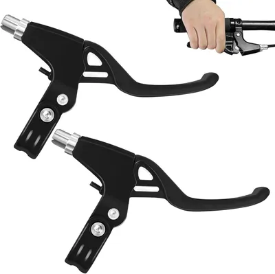 Produktbild von Fahrradbremshebel 1 Paar, Aluminiumlegierung, Verstellbare Bremskraft, Geeignet für Rennräder und MTB