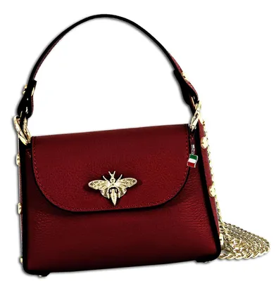 Immagine prodotto di Florence borsa in pelle a tracolla rosso scuro OTF817D