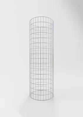 Immagine prodotto di Colonna gabbionata rotonda di 52 cm di diametro, 160 cm di altezza, maglia 5 cm x 10 cm