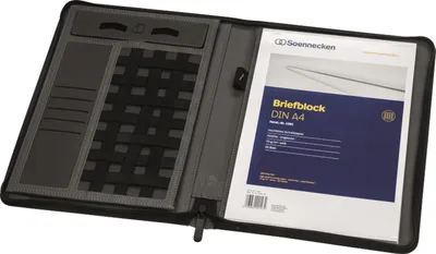 Produktbild von Soennecken Schreibmappe 5162 A4 grau
