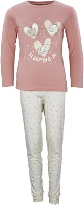Produktbild von Disney Classics Bambi Marie Simba Kinder Mädchen langarm Schlafanzug Pyjama – Rosa / 98/104