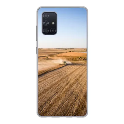 Produktbild von MuchoWow® Handyhülle Schutzhülle Hülle für Samsung Galaxy A51 5G Feld - Bauernhof - Traktor - Landwirt - Landleben Silikon Softcase Handy Hülle - Abbildung