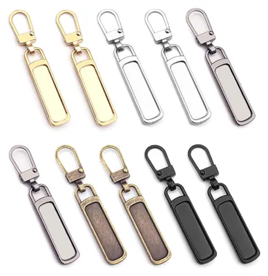 Produktbild von Set mit 10 Metallreißverschlüssen mit abnehmbaren Reißverschlüssen für Kleidung und Taschen