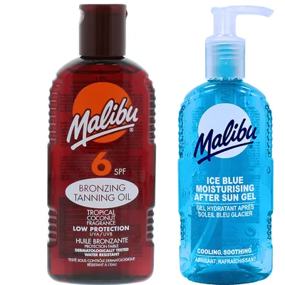 Immagine prodotto di Malibu Bronzing Oil SPF6 200 ml + gel dopo abbronzatura 200ml