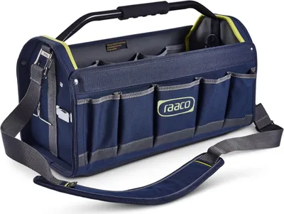 Productafbeelding van Raaco gereedschapstas, model ToolBag, afmetingen 508 x 233 x 285 mm, materiaal: PES (polyester), merk: RAACO