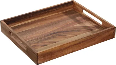 Image de Zassenhaus Plateau de service en bois rectangulaire 44 x 36 x 6 cm