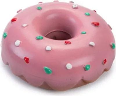 Produktbild von Karlie Hundespielzeug Doggy Donut Latex rosa 12 x 12 x 5 cm