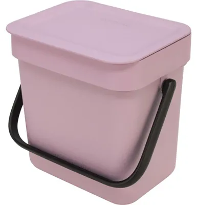 Obrázek produktu pro Brabantia Sort & Go, 3 l, Obdélníkový, Recyklovaný plast, Růžová, Lilac Pink, Manuální