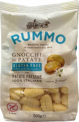 A bag of Rummo Gnocchi di Patate (potato gnocchi).
