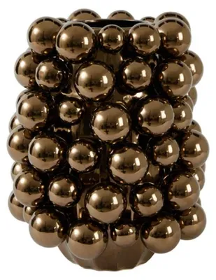Produktbild von Light & Living - Vase CYRINA - Bronze - 31.5x31.5x38.5 cm
