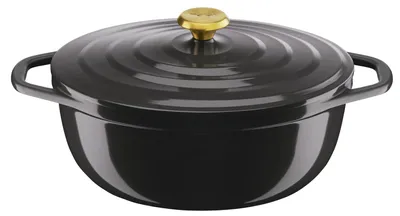 Produktbild von Tefal Air E25589, 5,7 l, Oval, Schwarz, Aluminium, Keramik, Schwarz