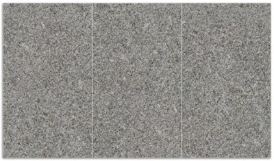 Produktbild von Wallario Herdabdeckplatte aus Glas, Größe 90 x 52 cm 3-teilig, Motiv Muster grauer Marmor Optik -Granit - marmoriert