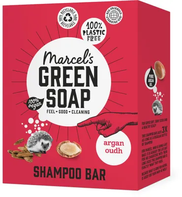 Produktbild von Shampoo Bar Argan & Oudh-100% umweltfreundlich - 100% vegan