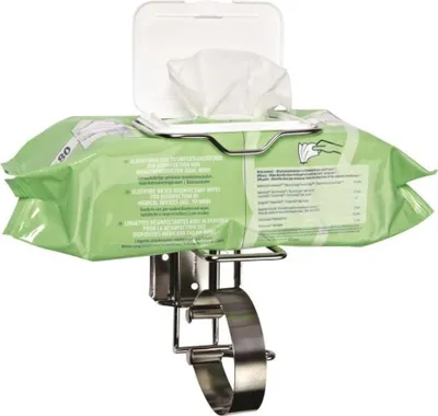 Produktbild von Hartmann Wandhalter aus Edelstahl für Bode X-Wipes und Bacillol Wipes Desinfektionstücher