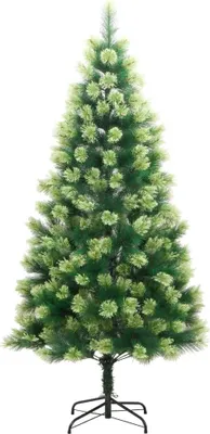Obrázok produktu pre vidaXL Umelý vianočný stromček skladací so stojanom 210 cm