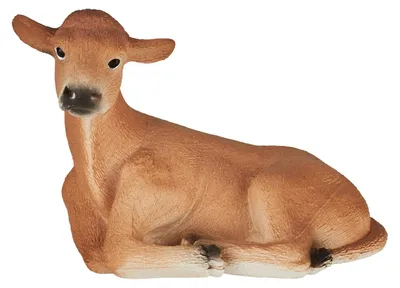 Zdjęcie produktu dla Mojo Fun Jersey Calf lying Down, 3 lat(a), FARMLAND, Brązowy, Biały, Polichlorek winylu (PVC)
