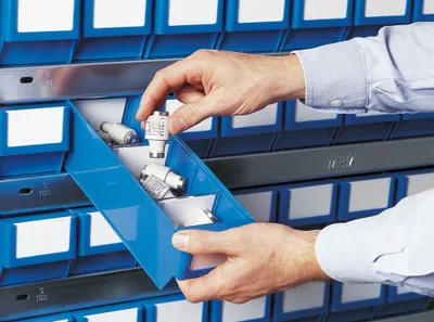 Produktbild von Lockweiler ETIKETTEN für Lagerboxen und Trennwand 13700183 Weiss D F/183mm