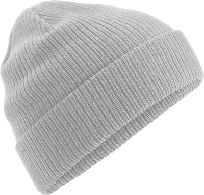 Produktbild von Beechfield Baumwolle Beanie RW7085 (Einheitsgröße) (Hellgrau)