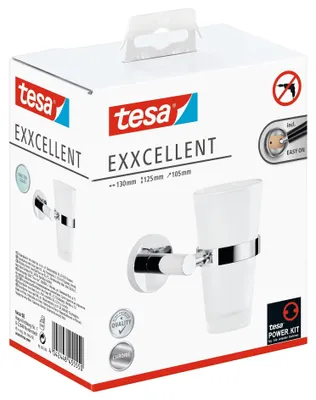 Produktbild von 16x tesa Exxcellent Mundglashalter | 1 Stück